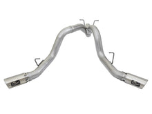 Load image into Gallery viewer, aFe ATLAS 4in DPF-Back Alum Steel Exhaust System w/Dual Exit Polished Tip 2017 GM Duramax 6.6L (td) - DTX Performance