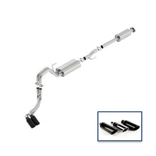 Load image into Gallery viewer, Ford Racing 15-18 F-150 5.0L Cat-Back Touring Exhaust System - Side Exit Black Chrome Tips - DTX Performance