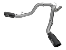 Load image into Gallery viewer, aFe LARGE Bore HD 4in Dual DPF-Back SS Exhaust w/Black Tip 16-17 GM Diesel Truck V8-6.6L (td) LML - DTX Performance