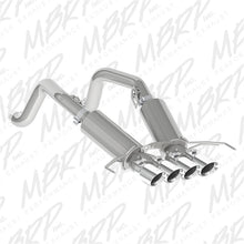 Load image into Gallery viewer, MBRP 14-19 Chevy Corvette V8 6.2L 3in T304 Dual Cat Back w/ 4in Quad Dual Wall Tips - DTX Performance