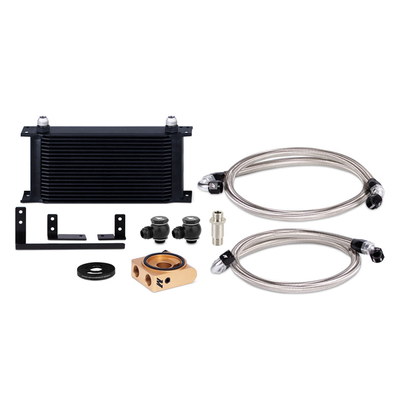 Mishimoto 2019+ Mazda Miata ND2 Thermostatic Oil Cooler Kit - Black - DTX Performance