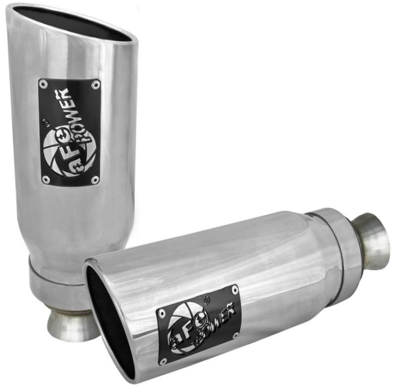 aFe MACH Force-XP 4-1/2in Steel OE Replacement Exhaust Tips - 2021+ Dodge Ram (5.7L V8) - Polished - DTX Performance