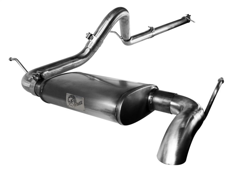 aFe MACHForce XP Exhausts Cat-Back SS-409 EXH CB Jeep Wrangler JK 3.8L 07-11 (2 Dr) HT - DTX Performance