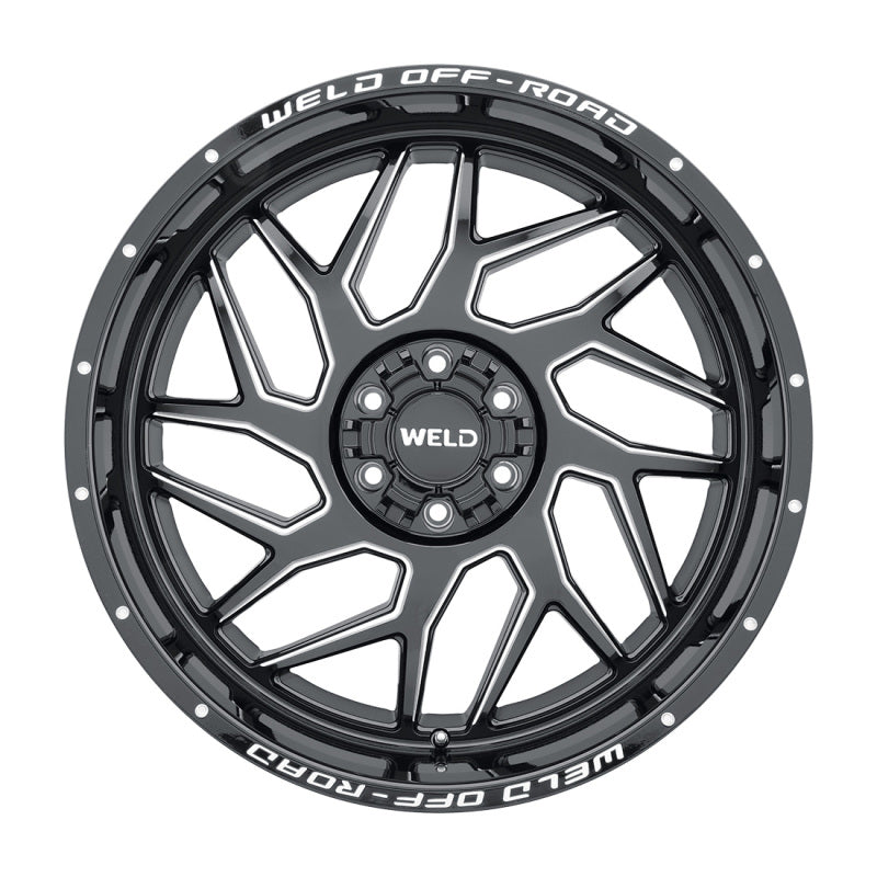 Weld Off-Road W117 20X10 Fulcrum 6X135 6X139.7 ET13 BS6.00 Gloss Black MIL 106.1 - DTX Performance