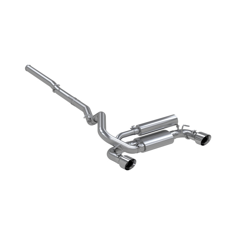 MBRP 2016+ Ford Focus RS 3in Aluminized Dual Outlet Cat-Back Exhaust - DTX Performance