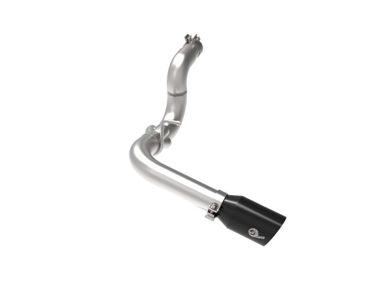 aFe 20-21 Jeep Wrangler Large Bore-HD 3in 304 Stainless Steel DPF-Back Exhaust System - Black Tip - DTX Performance