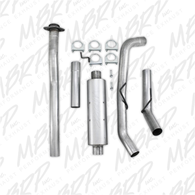 MBRP 2011-2014 Ford F150 V6 EcoBoost 3in Cat Back Single Side AL P Series Exhaust - DTX Performance