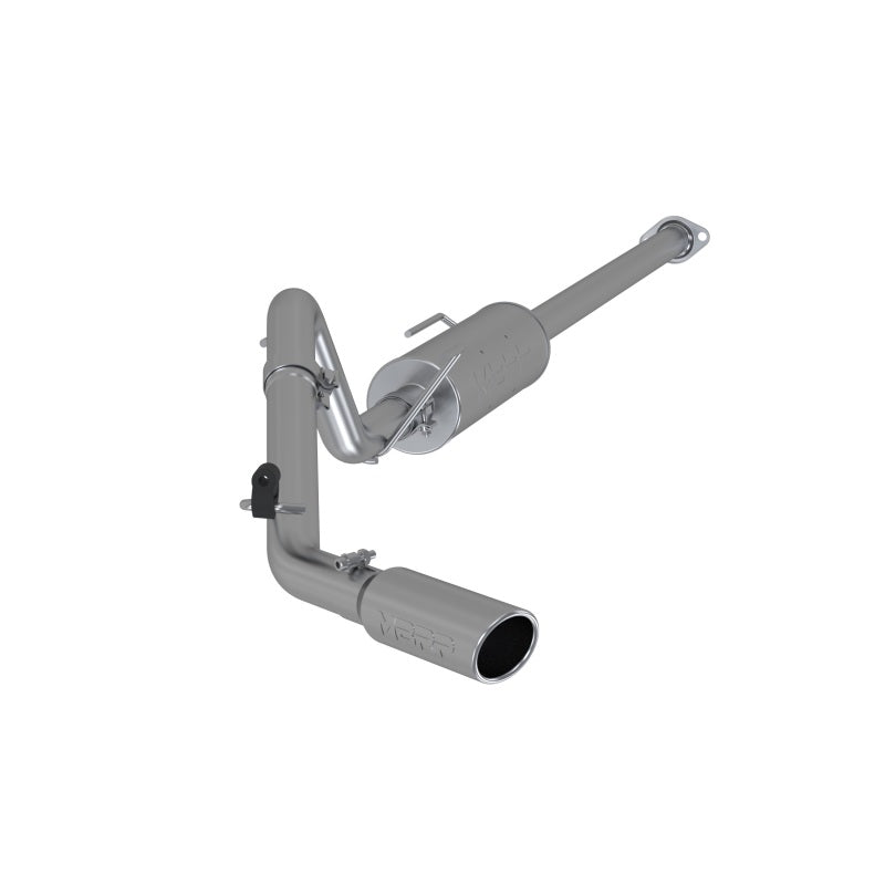 MBRP 05-13 Toyota Tacoma 4.0L EC/CC Cat Back Single Exit Aluminized Exhaust - DTX Performance