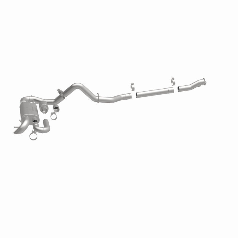 MagnaFlow 2021 Ford Bronco Overland Series Cat-Back Exhaust w/ Single Straight Driver Exit- No Tip - DTX Performance