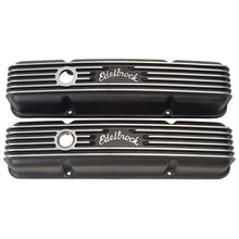 Load image into Gallery viewer, Edelbrock Valve Cover Classic Series Chevrolet 1959-1986 262-400 CI V8 Black - DTX Performance