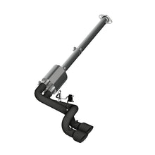 Load image into Gallery viewer, MBRP 09-14 Ford F150 Pre-Axle 4.5in OD Tips Dual Outlet 3in Black Coated Cat Back Exhaust - DTX Performance