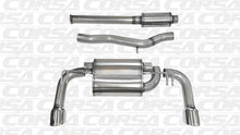 Load image into Gallery viewer, Corsa 08-14 Mitsubishi Lancer Evolution X Sedan 2.0L Polished Sport Dual Rear Cat-Back Exhaust - DTX Performance