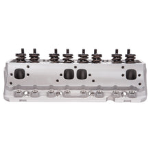 Load image into Gallery viewer, Edelbrock Cylinder Head Victor Jr SBC 23 Deg 220cc Complete for Solid Roller Cam - DTX Performance