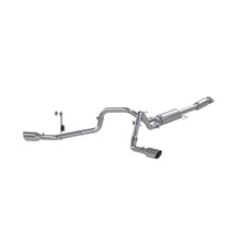 Load image into Gallery viewer, MBRP 2021+ Ford F150 2.7L/3.5L/5.0L 3in Aluminized Steel Cat-Back 2.5in Dual Split Side Exhaust - DTX Performance