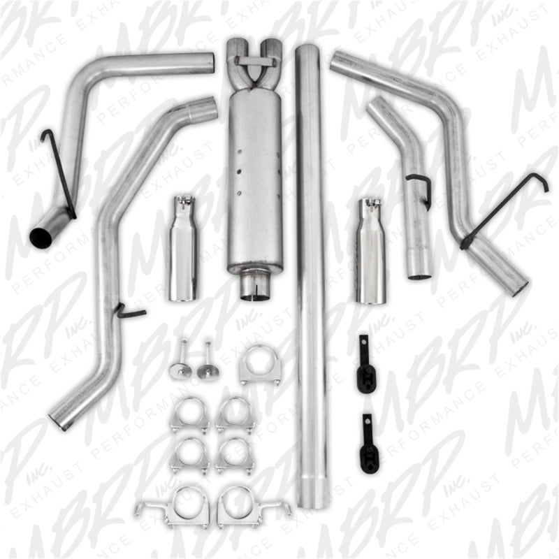 MBRP 2006-2008 Dodge Ram Hemi 1500 5.7L SC/CC-SB Cat Back Dual Split Side - DTX Performance