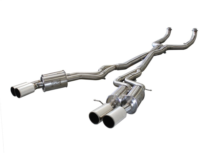 aFe MACHForce XP Exhaust 304SS Cat-Back w/ Polished Tips 12-13 BMW M5 (F10) V8 4.4L (tt) - DTX Performance