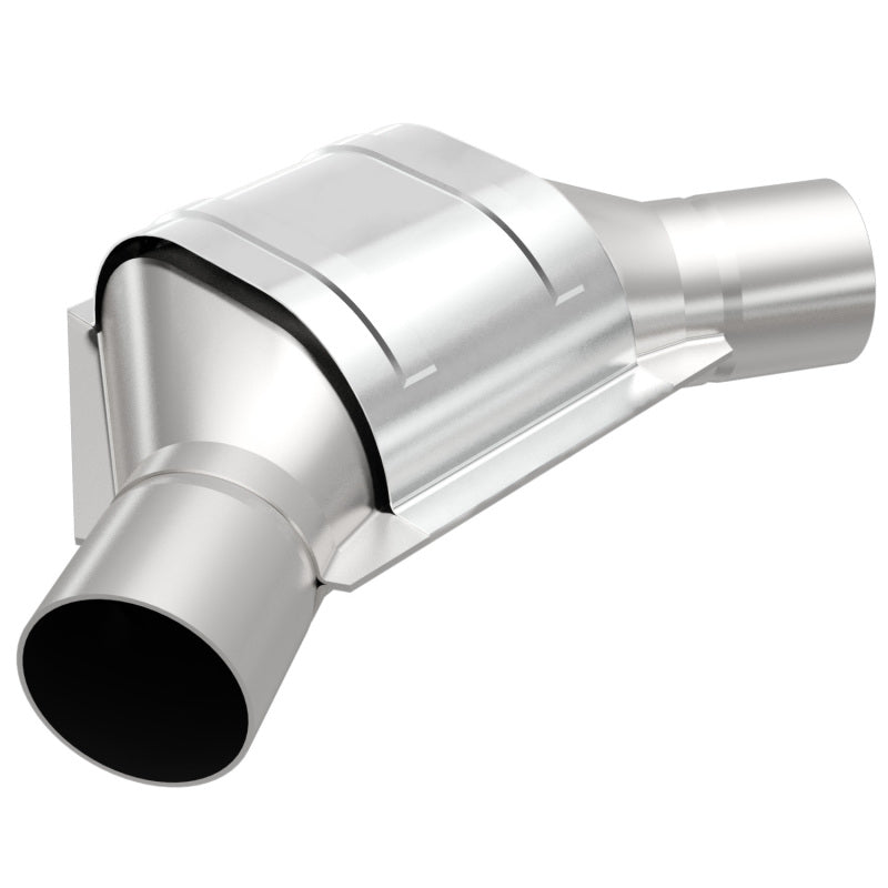 MagnaFlow Conv Univ 2.50inch Angled Inlet/Outlet - DTX Performance