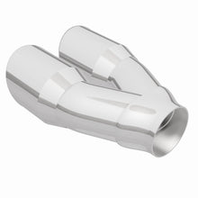 Load image into Gallery viewer, MagnaFlow Double Wall 3in Dual Round Polished Tip 2.25in Inlet - DTX Performance