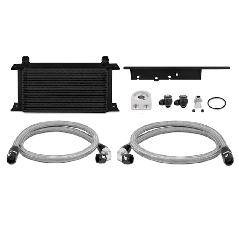 Mishimoto 03-09 Nissan 350Z / 03-07 Infiniti G35 (Coupe Only) Oil Cooler Kit - Black - DTX Performance