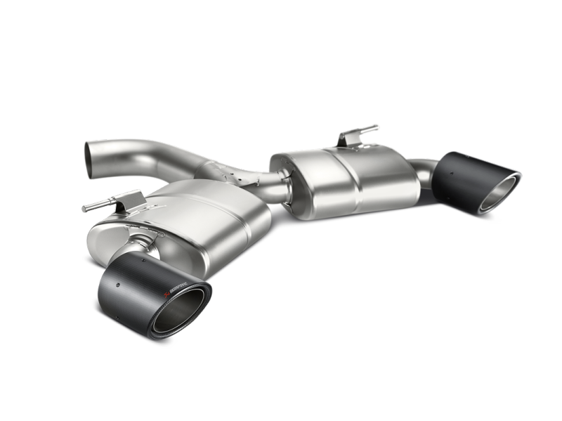 Akrapovic 13-17 Volkswagen Golf GTI (VII) Slip-On Race Line (Titanium) w/ Carbon Tips - DTX Performance