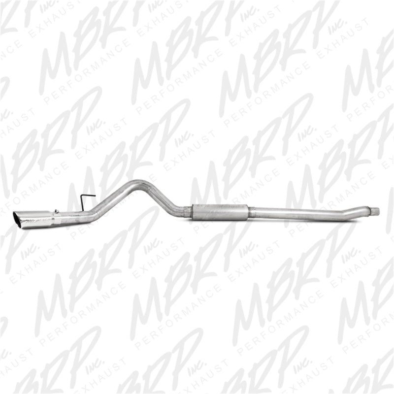 MBRP 11-13 Ford F-250/350/450 6.2L V8 Gas 4in Cat Back Single Side Alum Exhaust System - DTX Performance