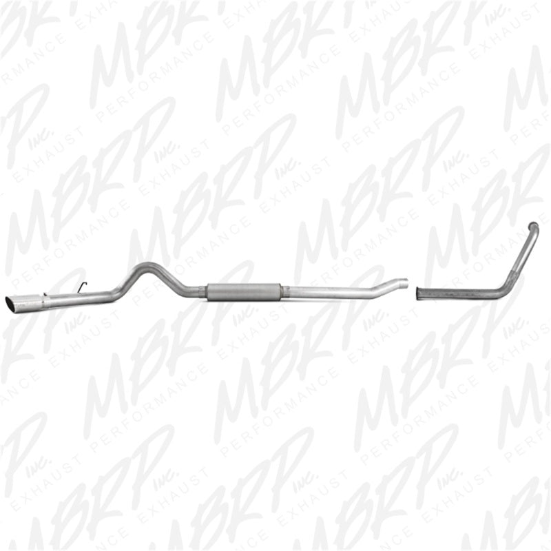 MBRP 2003-2007 Ford F-250/350 6.0L EC/CC Turbo Back Single Side (Stock Cat) - DTX Performance