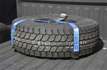 Load image into Gallery viewer, N-Fab Bed Mounted Rapid Tire Strap Universal - Gloss Black - Blue Strap - DTX Performance