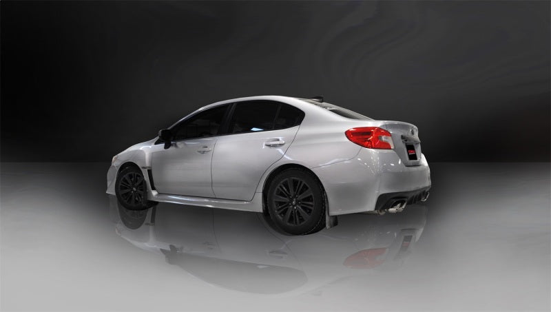 Corsa 2015 Subaru WRX Cat Back Exhaust, Polished Quad 3.5in Tips *Sport* - DTX Performance