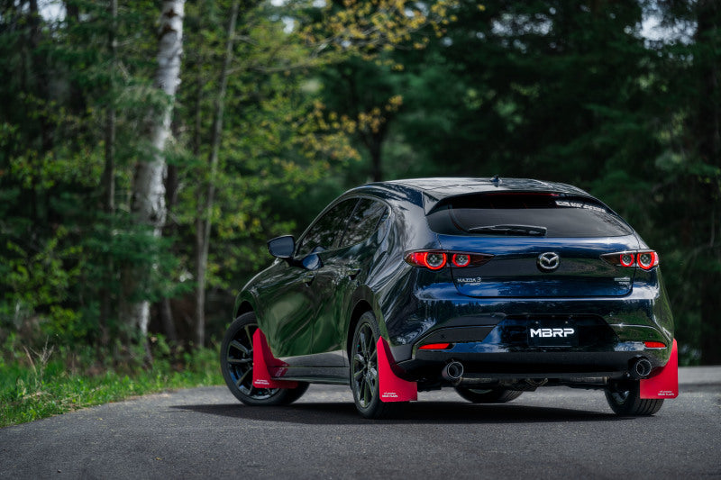 MBRP 19-23 Mazda 3 Hatchback T304SS 2.5in Axle-Back, Dual Rear Exit Street Profile - DTX Performance