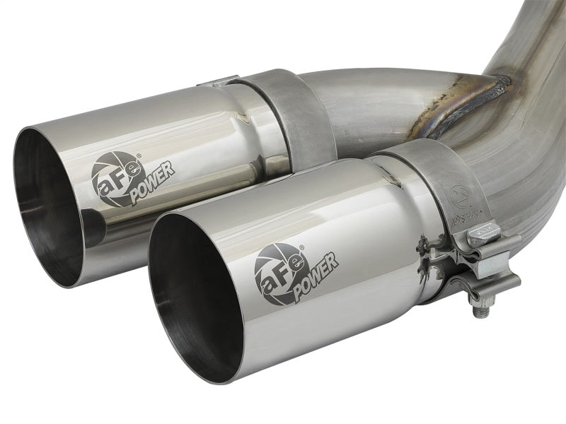 aFe POWER Rebel Series 3.5in 409 SS Cat Back Exhaust w/Pol Tips 14-17 RAM 2500/3500 V8-6.4L Hemi - DTX Performance