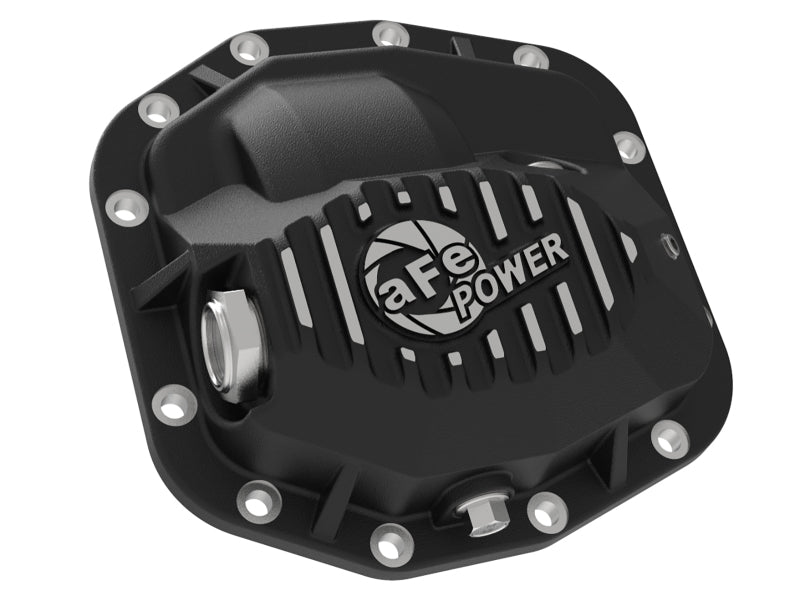 aFe Pro Series Front Differential Cover Black 2018+ Jeep Wrangler (JL) V6 3.6L (Dana M186) - DTX Performance