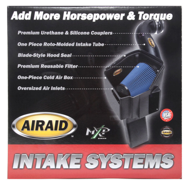 Airaid 05-07 Ford F-250/350 6.8L V-10 CAD Intake System w/o Tube (Dry / Blue Media) - DTX Performance