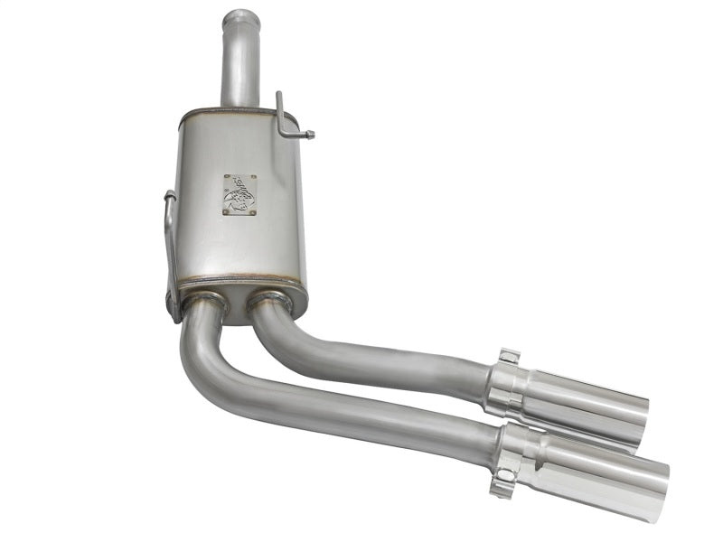 aFe Rebel Series CB Middle-Side Exit SS Exhaust w/ Polished Tips 09-16 GM Silverado/Sierra V6/V8 - DTX Performance