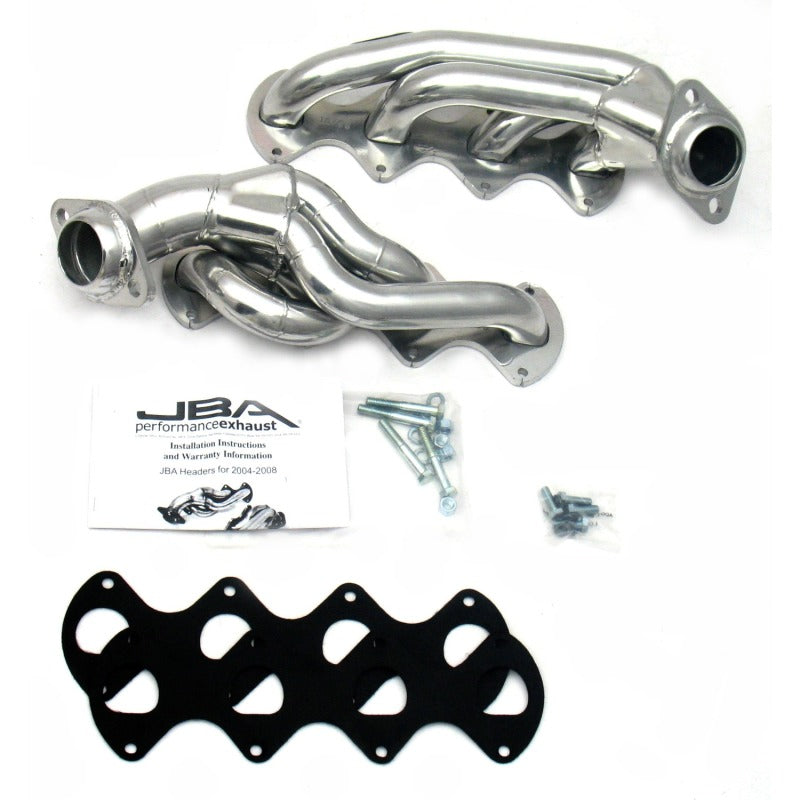 JBA 04-10 Ford F-150 5.4L 3V 1-5/8in Primary Raw 409SS Cat4Ward Header - DTX Performance