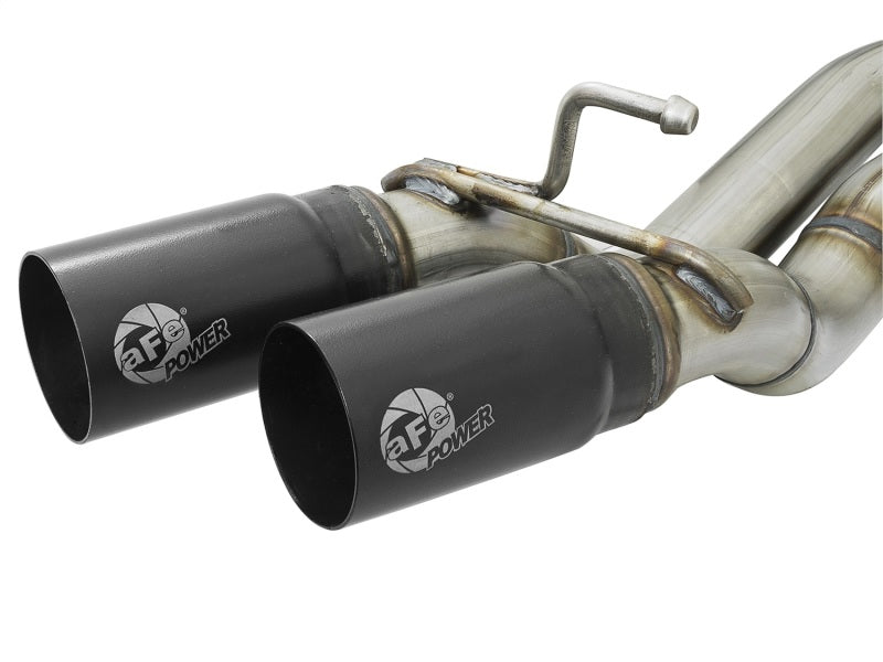 aFe Rebel Exhausts Cat-Back SS 16 Toyota Tacoma V6-3.5L w/ Black Tips - DTX Performance