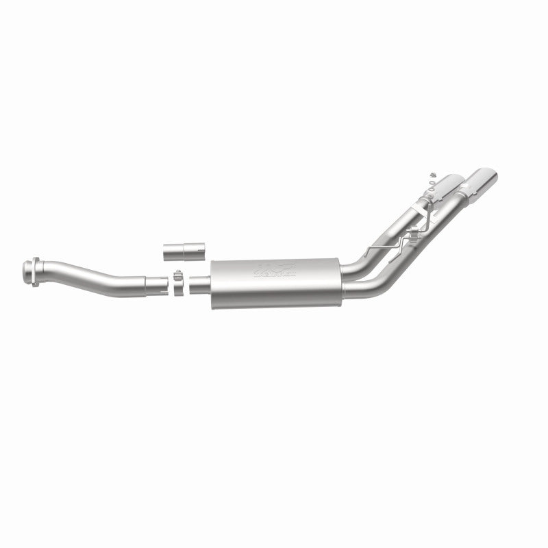 MagnaFlow 11-13 Ford F-150 Pickup Dual Same Side Before P/S Rear Tire Stainless CatBack Perf Exhaust - DTX Performance