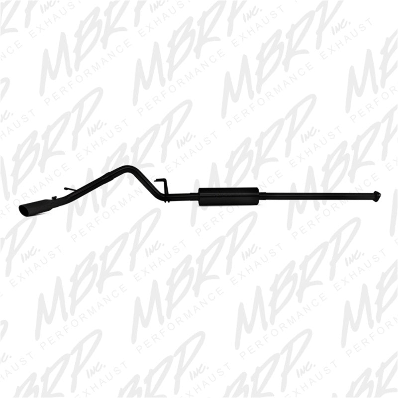 MBRP 09-14 Toyota Tacoma 4.0L EC/CC Cat-Back Single Exit AL - Black - DTX Performance