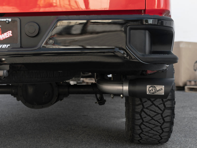 afe Apollo GT Series 2019 GM Silverado/Sierra 1500 4.3L/5.3L 409 SS CatBack Exhaust System w/Blk Tip - DTX Performance