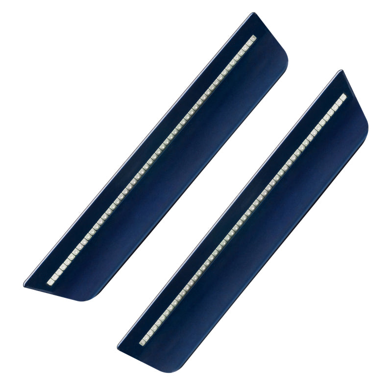 Oracle 11-14 Dodge Charger Concept Sidemarker Set (Rear Only) - Clear - Midnight Blue Pearl (PB8) - DTX Performance