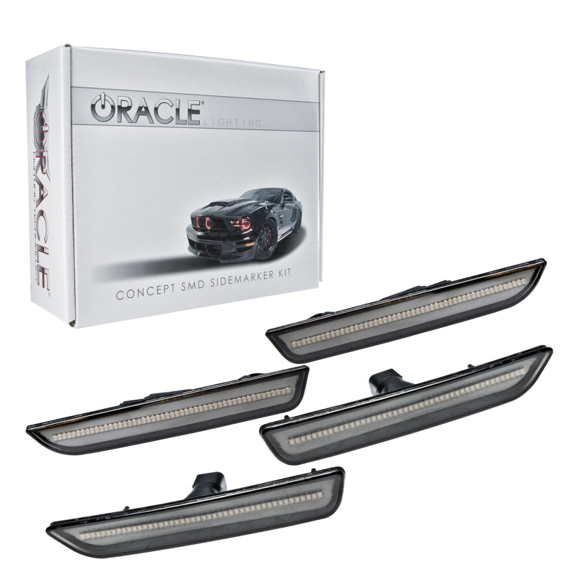 Oracle 10-14 Ford Mustang Concept Sidemarker Set - Tinted - No Paint - DTX Performance