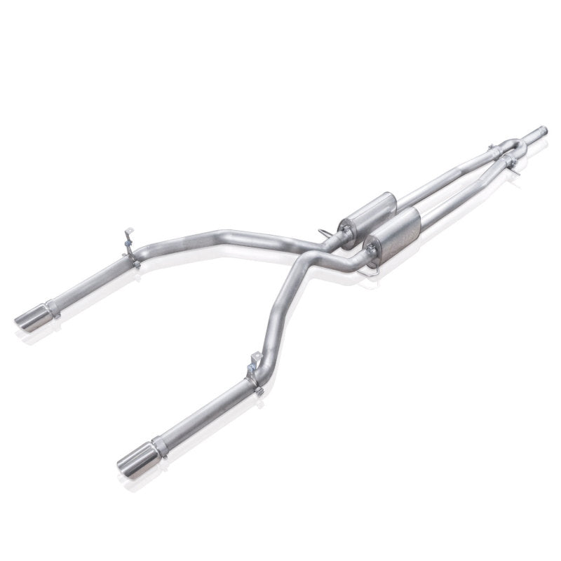 Stainless Works Chevy Silverado/GMC Sierra 2007-16 5.3L/6.2L Exhaust Y-Pipe Under Bumper Exit - DTX Performance