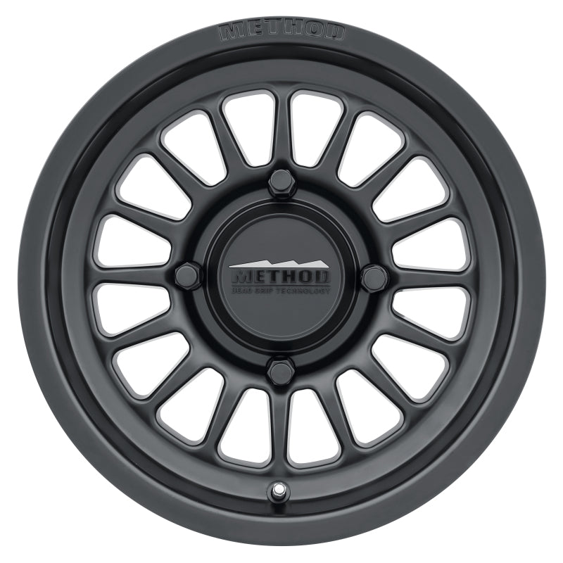 Method MR411 Bead Grip 15x7 / 4+3/13mm Offset / 4x136 / 106.25mm CB Matte Black Wheel - DTX Performance