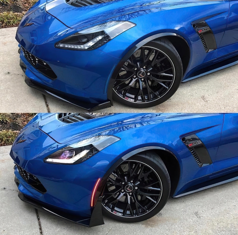 Oracle Chevrolet Corvette C7 Concept Sidemarker Set - Tinted - No Paint - DTX Performance