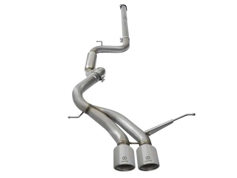 aFe POWER Takeda 3in 304 SS Cat-Back Exhaust w/ Polished Tips 13-17 Ford Focus ST L4-2.0L (t) - DTX Performance