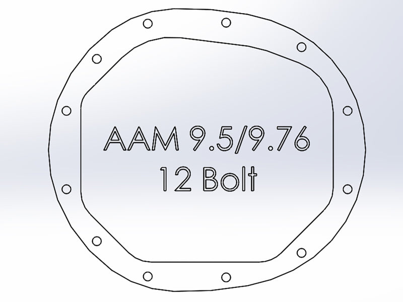 aFe Street Series Rear Differential Cover Raw 14-19 Chevrolet Silverado V8 4.3L / 5.3L / 6.2L - DTX Performance