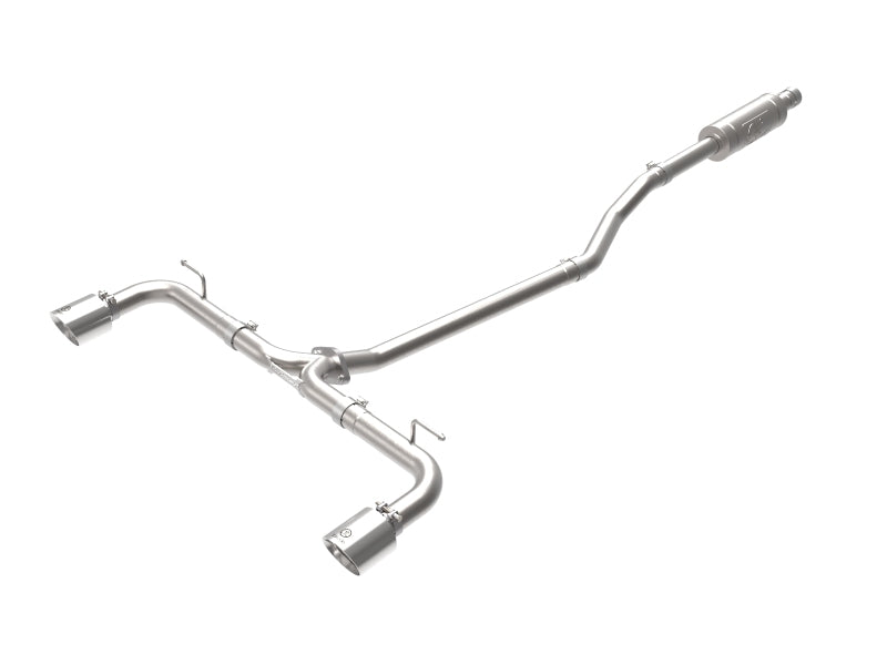 aFe Takeda 2-1/2in 304 SS Cat-Back Exhaust w/ Polished Tips 14-18 Mazda 3 L4 2.0L/2.5L - DTX Performance