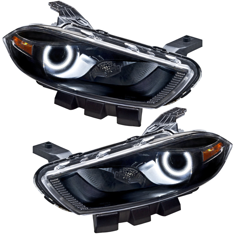 Oracle 13-14 Dodge Dart (HID Style) SMD HL - Black - White - DTX Performance