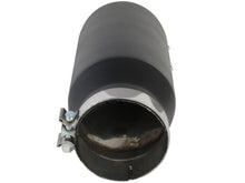 Load image into Gallery viewer, aFe MACH Force-XP 409 SS Right Side Single Wall Exhaust Tip 5in Inlet x 7in Outlet x 15in L - DTX Performance