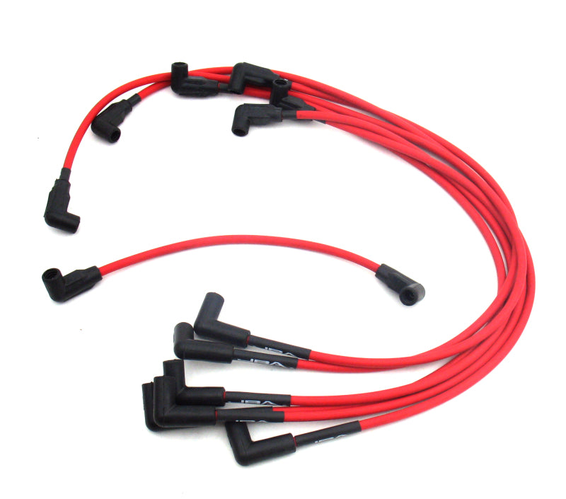 JBA 88-95 GM 4.3L Full Size Truck Ignition Wires - Red - DTX Performance