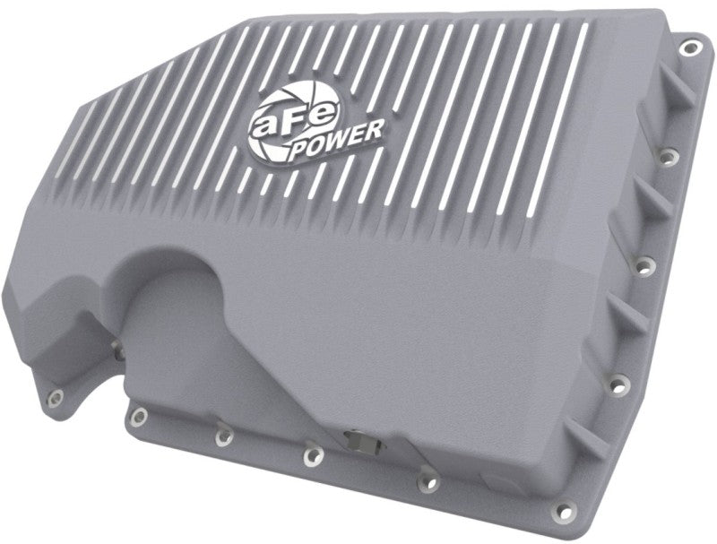 aFe 05-19 VW 1.8L/2.0L w/o Oil Sensor Engine Oil Pan Raw POWER Street Series w/ Machined Fins - DTX Performance